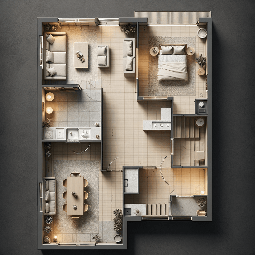Grundriss Wohnung 2