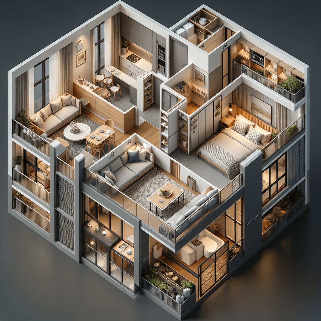 Grundriss Wohnung 5