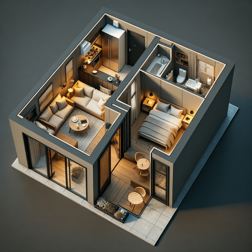 Grundriss Wohnung 6